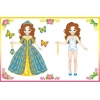 Книжка с наклейками A5 16 стр.Фламинго Наряди принцессу Волшебница (33583)