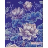 Тетрадь 60 л.A5 клетка Хатбер Изящный сад (soft-touch)